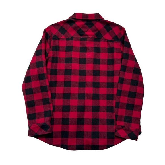 Orvis Women's Fleeced Lined Flannel Pinnacle Shacket Shirt Jacket - Picture 6 of 11